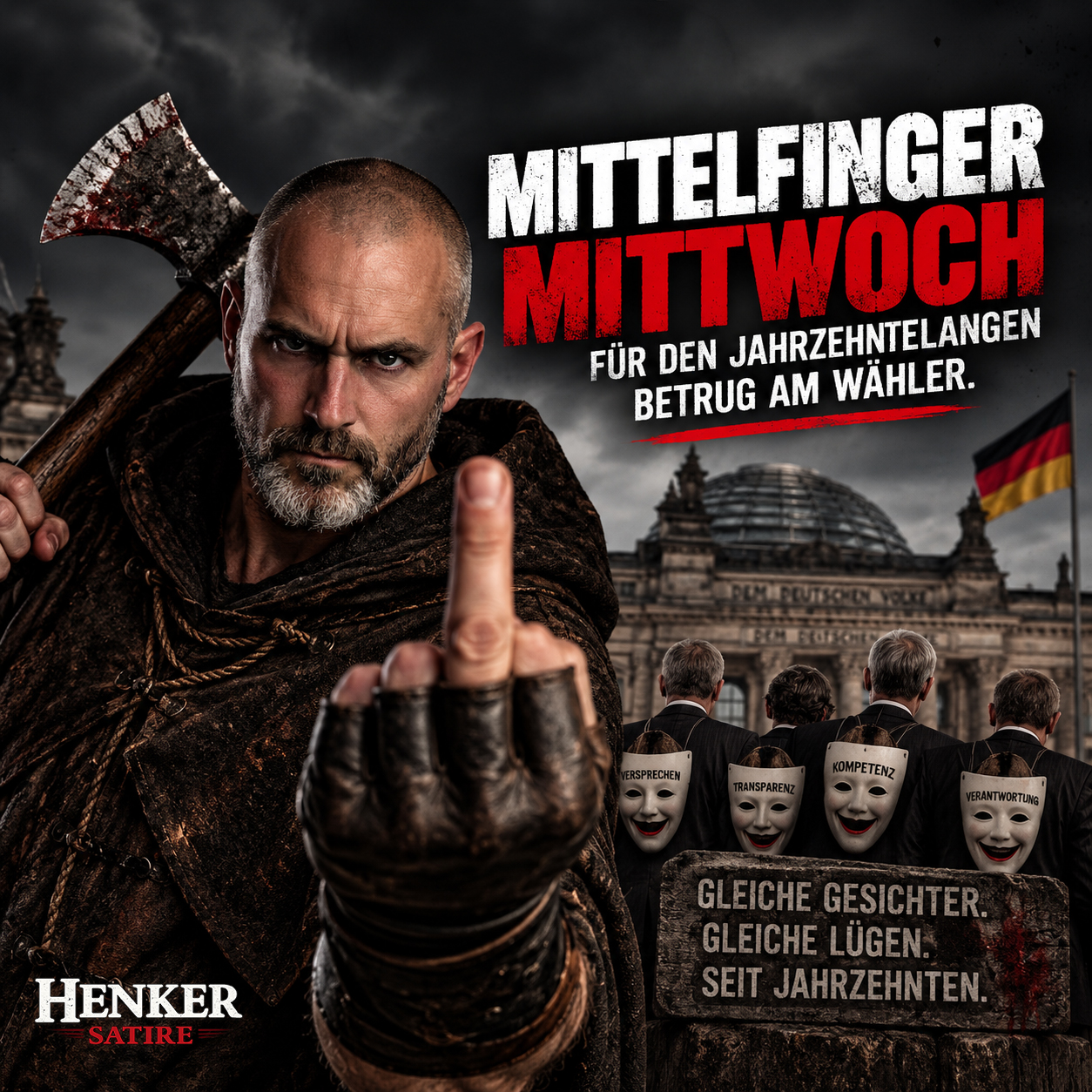 Mittelfingermittwoch · Betrug am Wähler