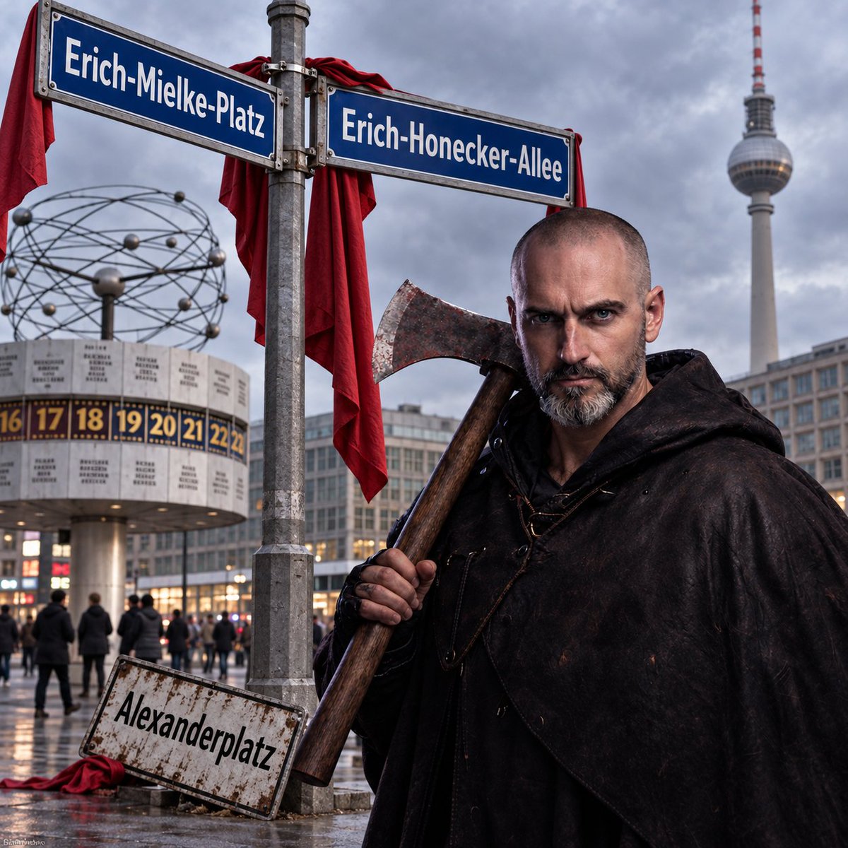 Grüße vom Erich-Mielke-Platz