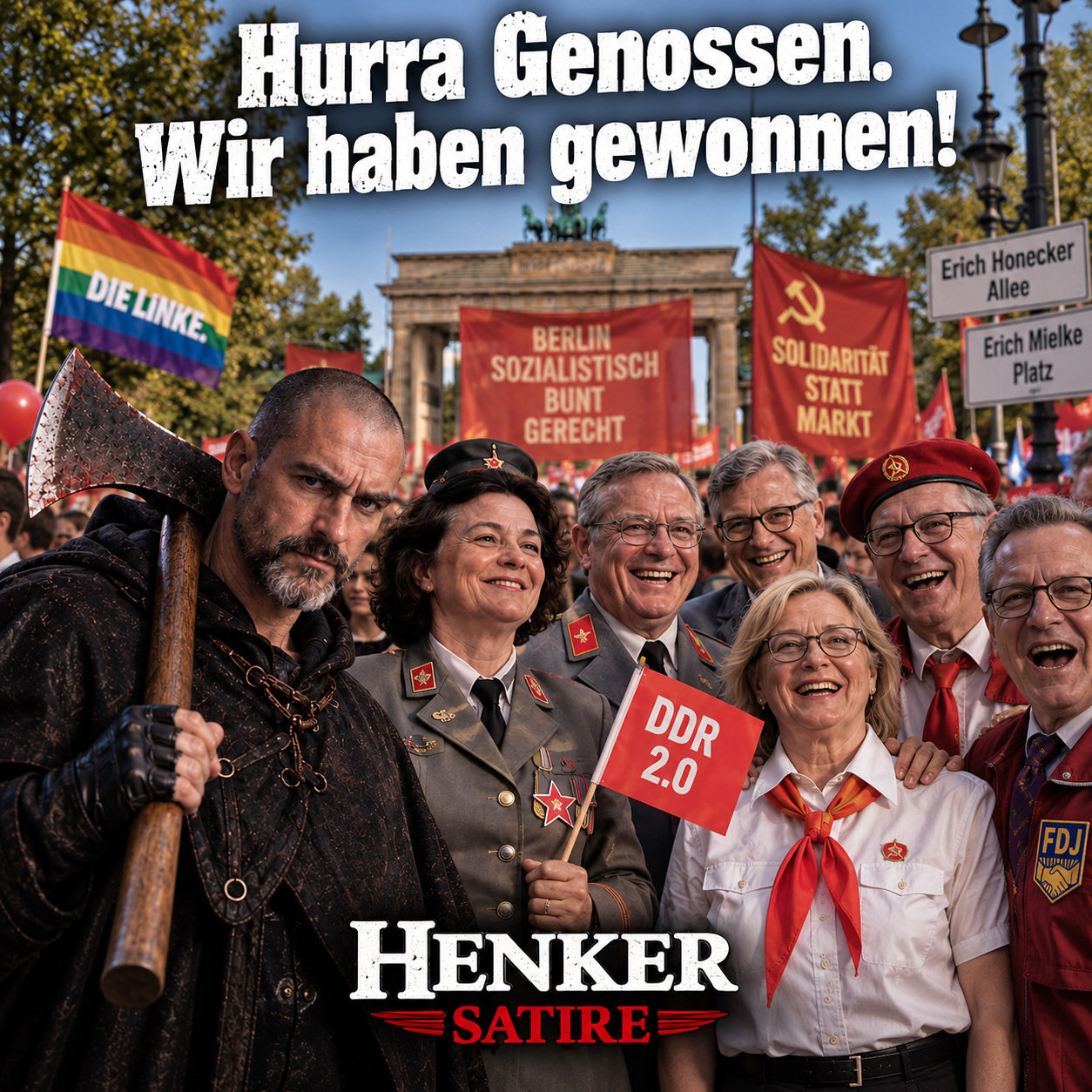 Grüße nach Berlin · Hurra, Genossen!