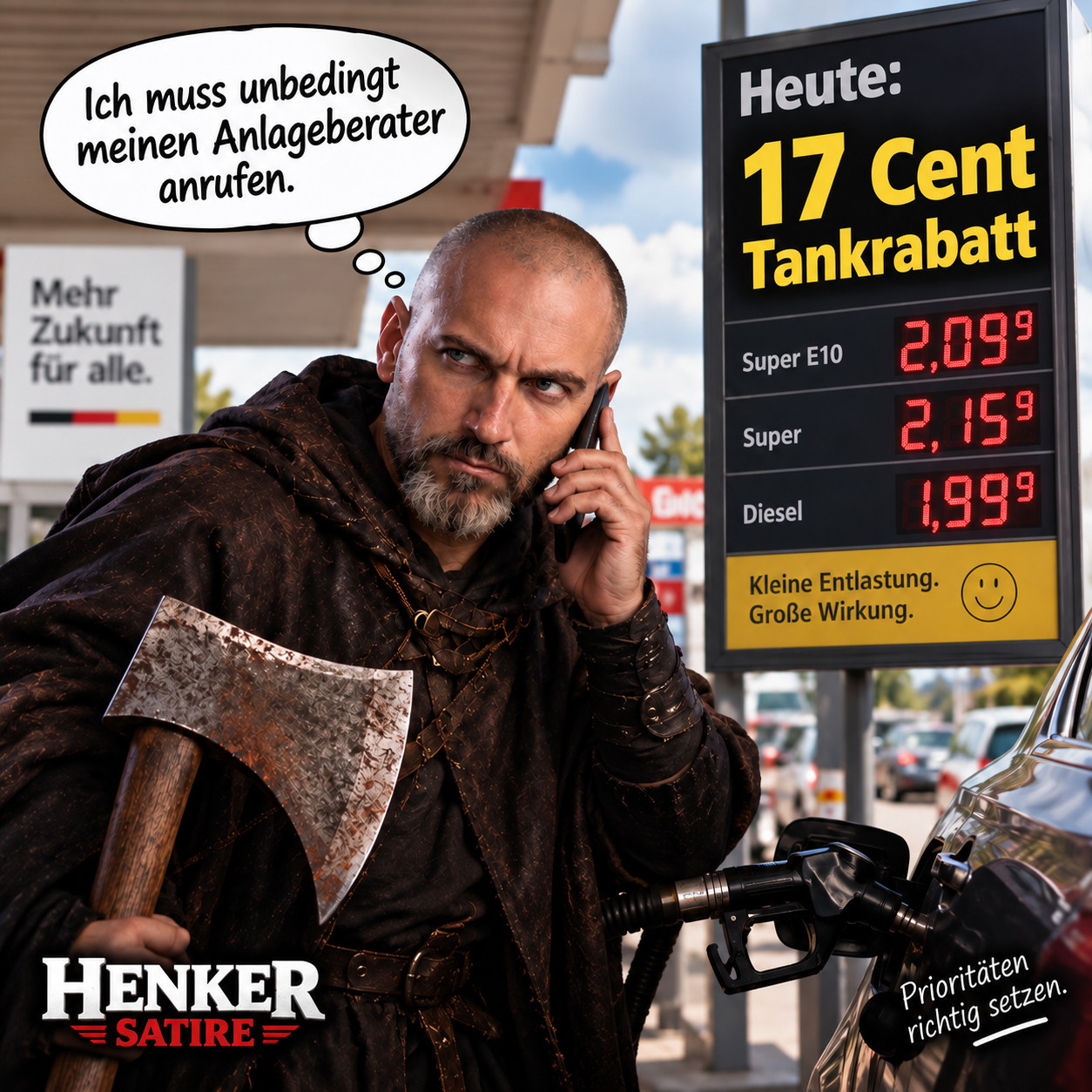 17 Cent Tankrabatt